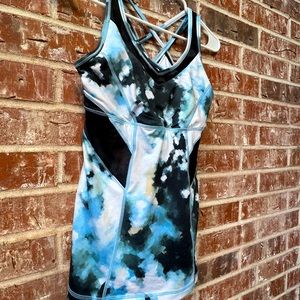 Lululemon strappy built in bra workout top